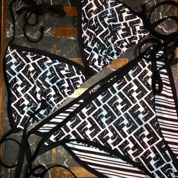 Fendi Other - Fendi Black & White Bikini